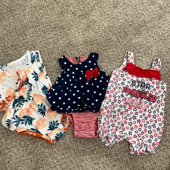 0-3 month summer outfits for baby girl - Picture 1 of 5